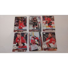 2017-18 Upper Deck Series 1 Base Team Set 133-138 Ottawa Senators 2017-18 Upper Deck Series 1 Base Team Set 133-138 Ottawa Senators